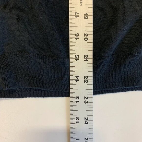 14th & Union Women's Leopard Tie Scarf Knit Pullover Sweater‎ Black Size S NWT - Picture 11 of 11